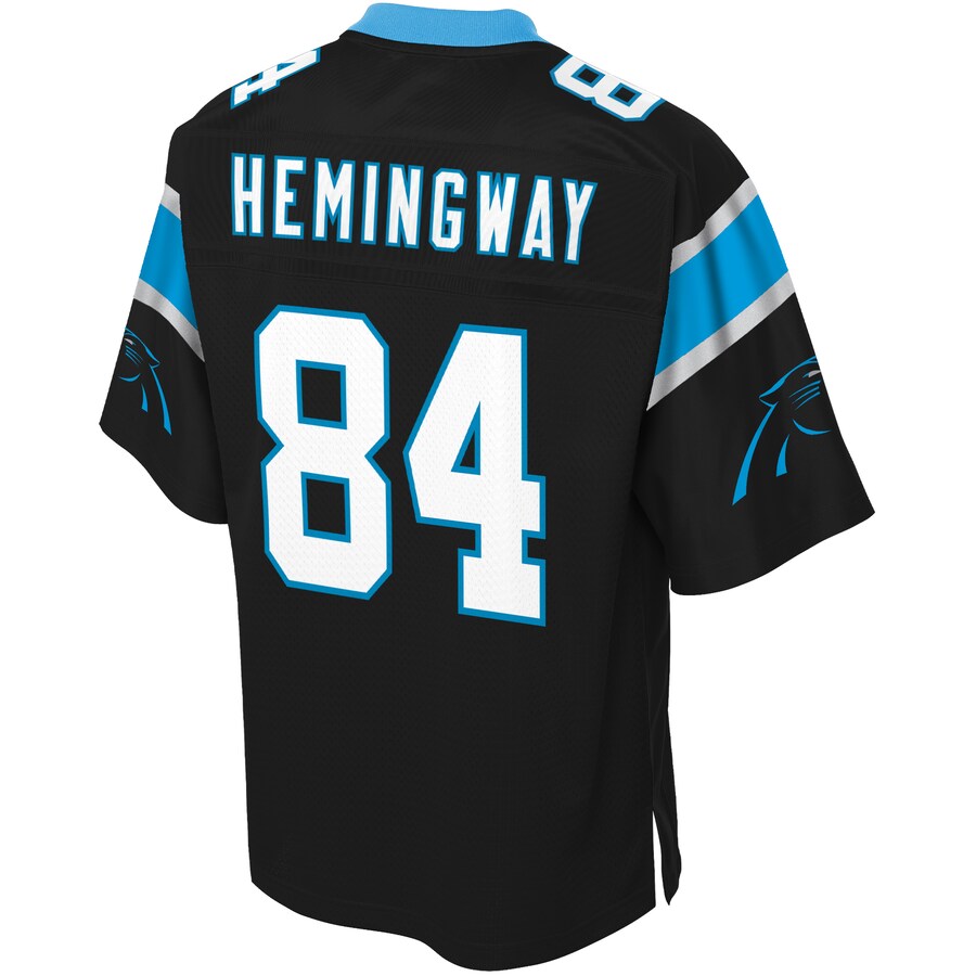 Carolina Panthers Temarrick Hemingway Pro Line Big & Tall Black Football Jersey product image