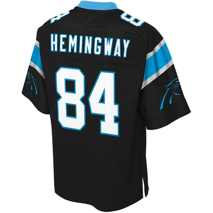 Carolina Panthers Temarrick Hemingway Pro Line Big & Tall Black Football Jersey product image