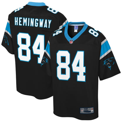 Carolina Panthers Temarrick Hemingway Pro Line Big & Tall Black Football Jersey product image
