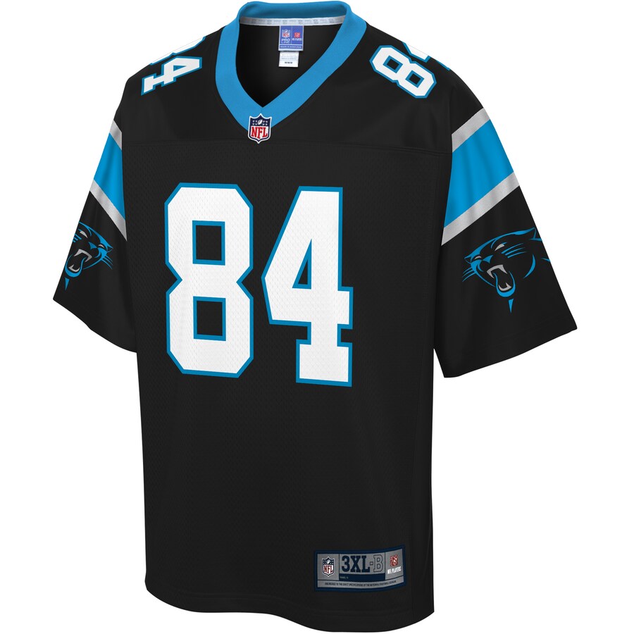 Carolina Panthers Temarrick Hemingway Pro Line Big & Tall Black Football Jersey product image