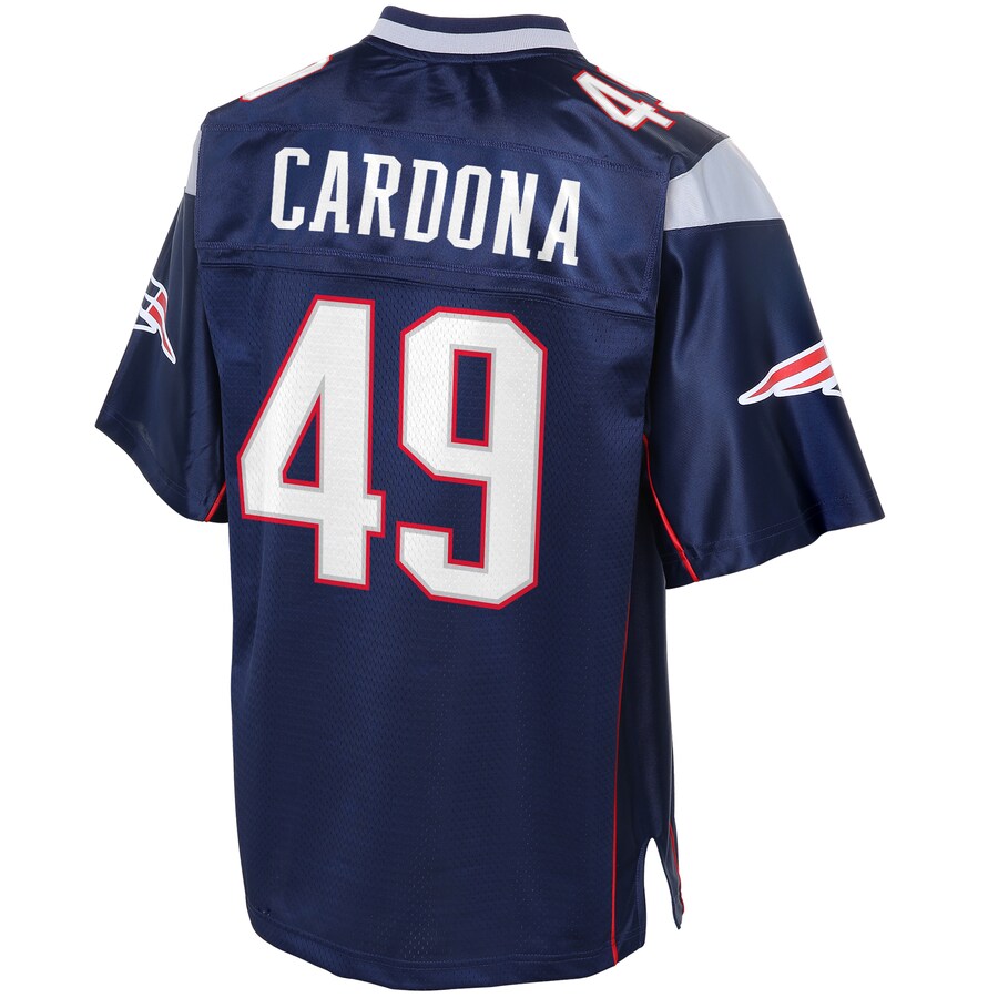 New England Patriots Joe Cardona Pro Line Big & Tall Navy Football Jersey product image