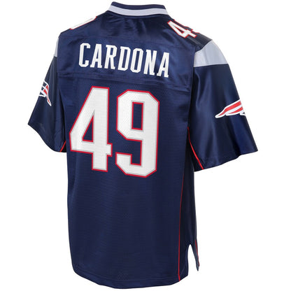 New England Patriots Joe Cardona Pro Line Big & Tall Navy Football Jersey product image