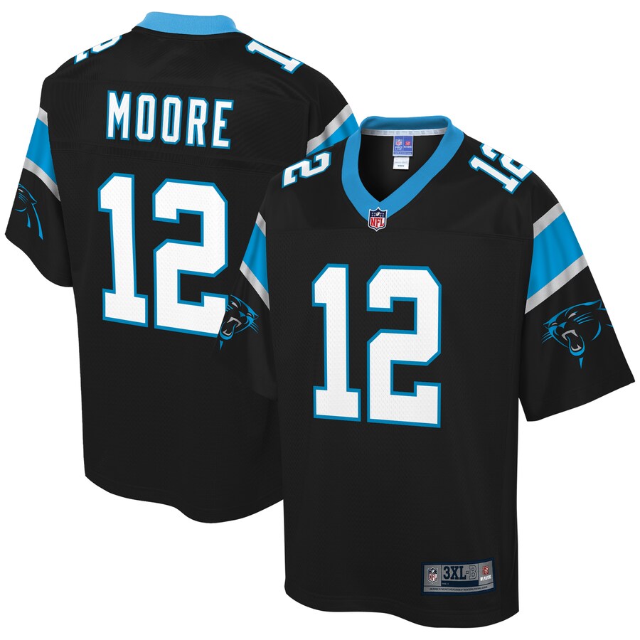 Carolina Panthers Pro Line Big & Tall Black Football Jersey product image