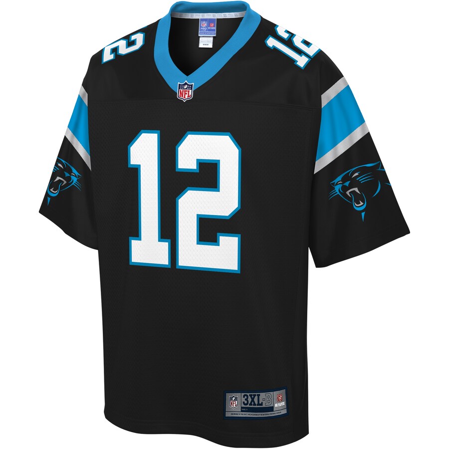 Carolina Panthers Pro Line Big & Tall Black Football Jersey product image