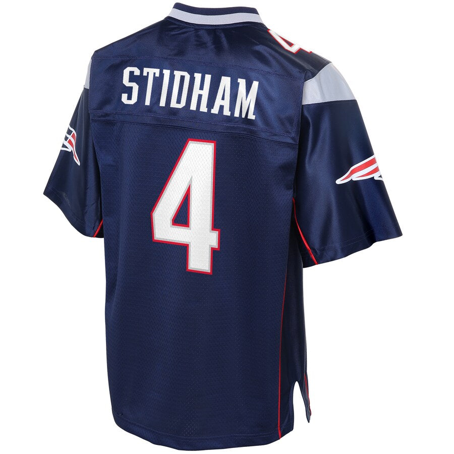 New England Patriots Jarrett Stidham Pro Line Big & Tall Navy Football Jersey product image