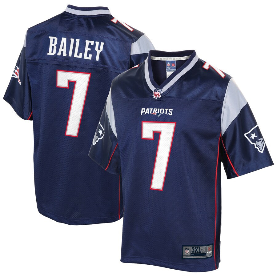 New England Patriots Jake Bailey Pro Line Big & Tall Navy Football Jersey product image