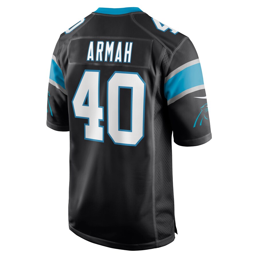 Carolina Panthers Alex Armah Game Black Football Jersey product image