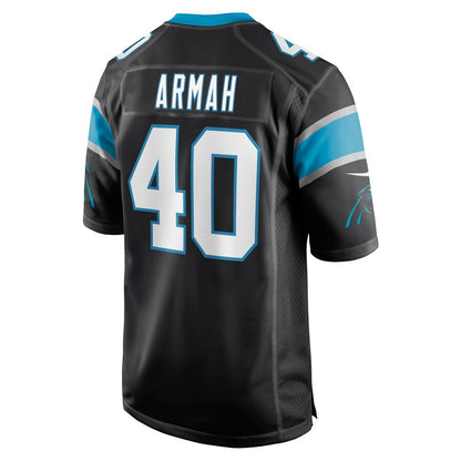 Carolina Panthers Alex Armah Game Black Football Jersey product image