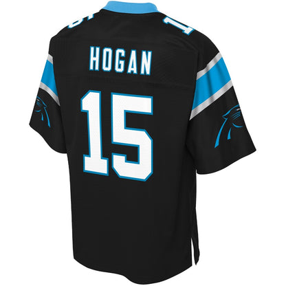 Carolina Panthers Chris Hogan Pro Line Big & Tall Black Football Jersey product image