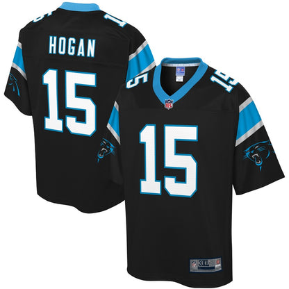 Carolina Panthers Chris Hogan Pro Line Big & Tall Black Football Jersey product image