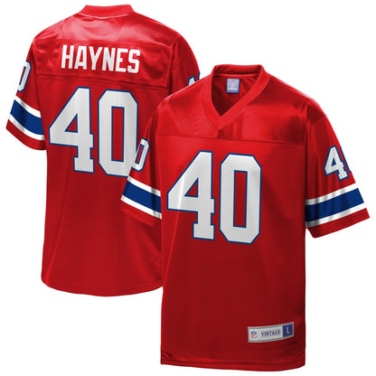 New England Patriots Mike Haynes Pro Line Red Football Jersey product image