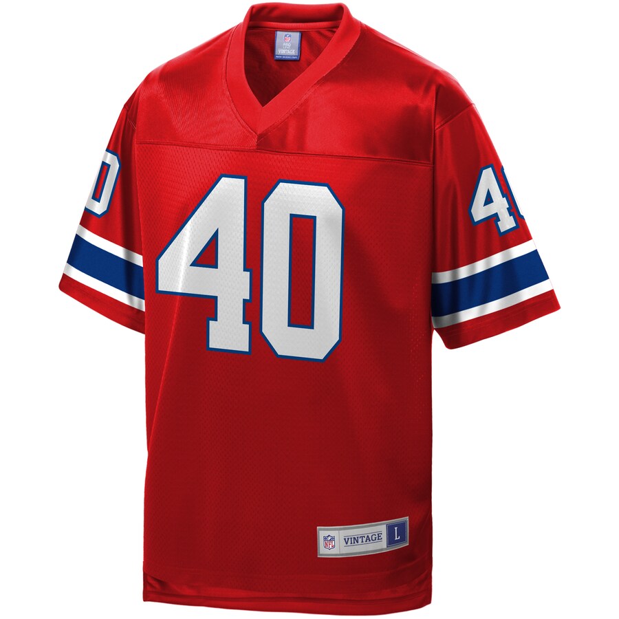 New England Patriots Mike Haynes Pro Line Red Football Jersey product image