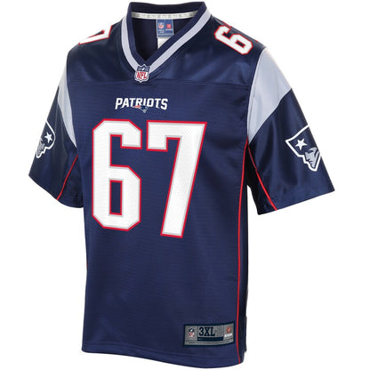 New England Patriots Dan Skipper Pro Line Big & Tall Navy Football Jersey product image