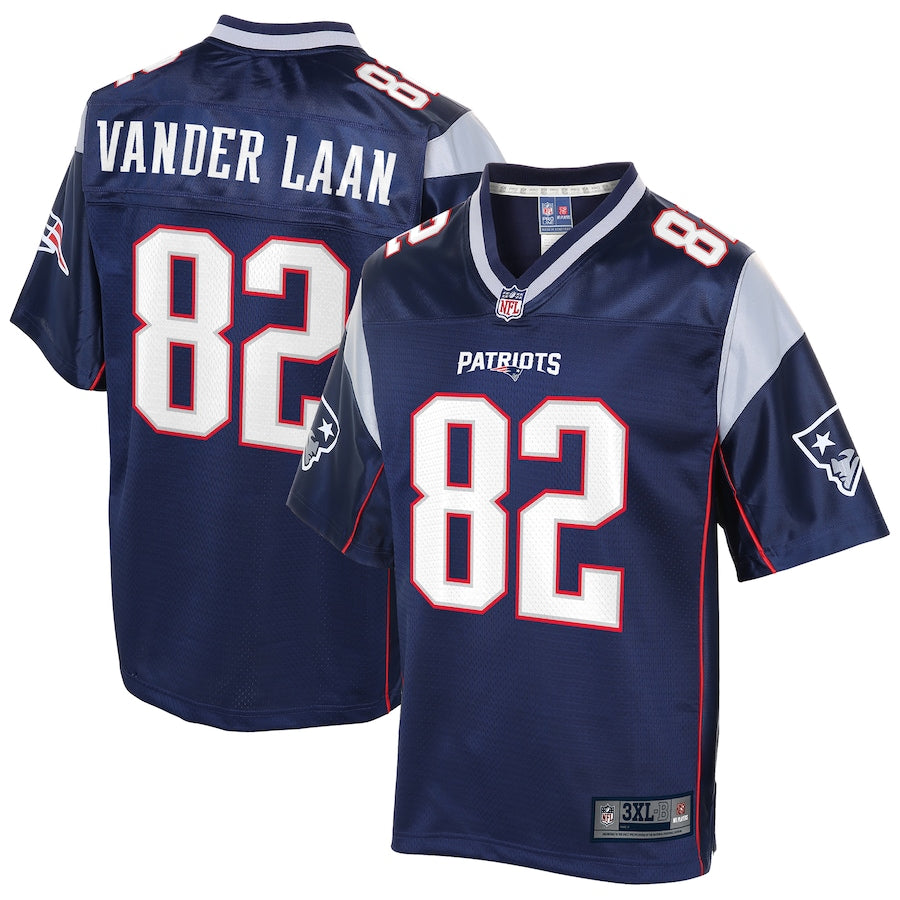 New England Patriots Jason Vander Laan Pro Line Big & Tall Navy Football Jersey product image