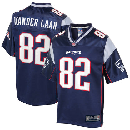 New England Patriots Jason Vander Laan Pro Line Big & Tall Navy Football Jersey product image
