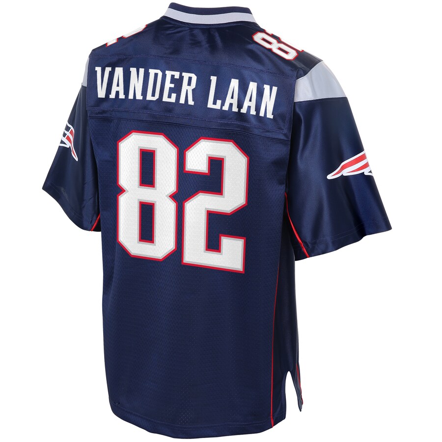 New England Patriots Jason Vander Laan Pro Line Big & Tall Navy Football Jersey product image