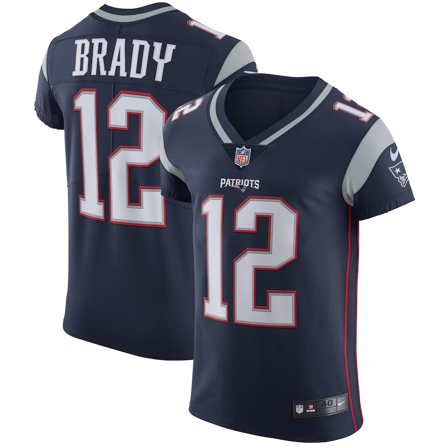 New England Patriots Tom Brady Navy Football Jersey product image