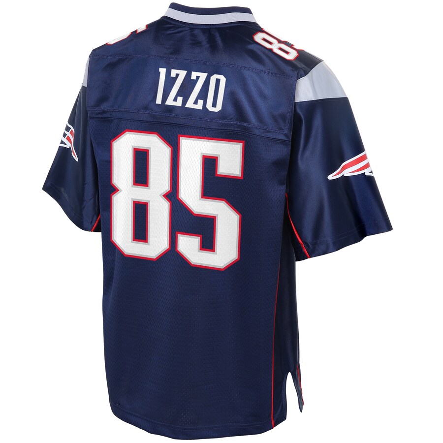 New England Patriots Ryan Izzo Pro Line Big & Tall Navy Football Jersey product image