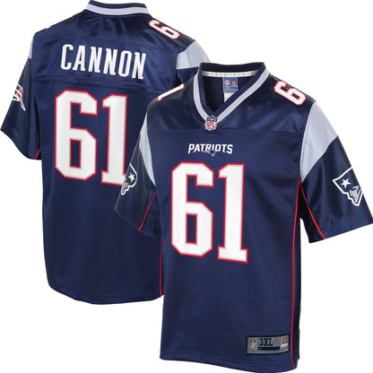 New England Patriots Marcus Cannon Pro Line Big & Tall Navy Football Jersey product image