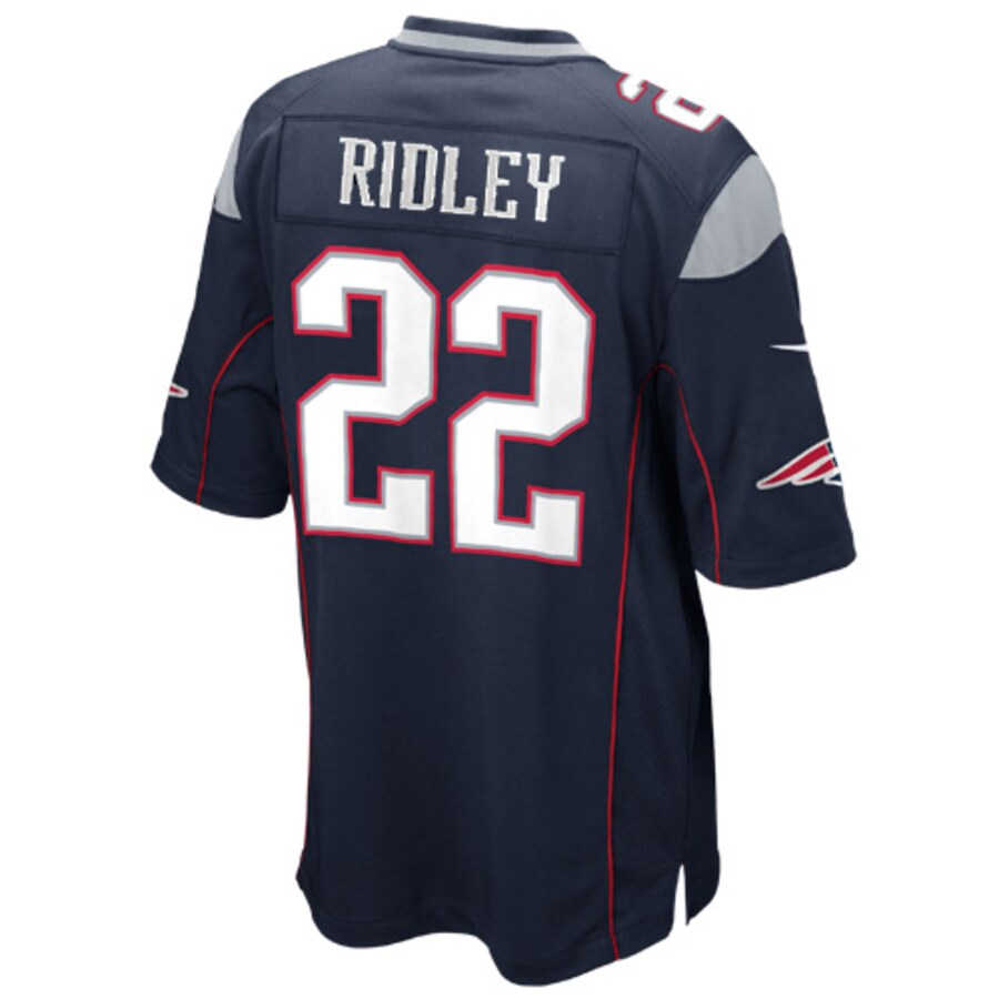 New England Patriots Stevan Ridley Game Navy Football Jersey product image