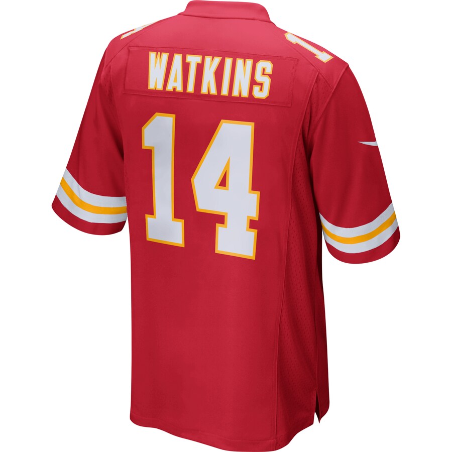 Kansas City Chiefs Sammy Watkins Game Red Football Jersey product image