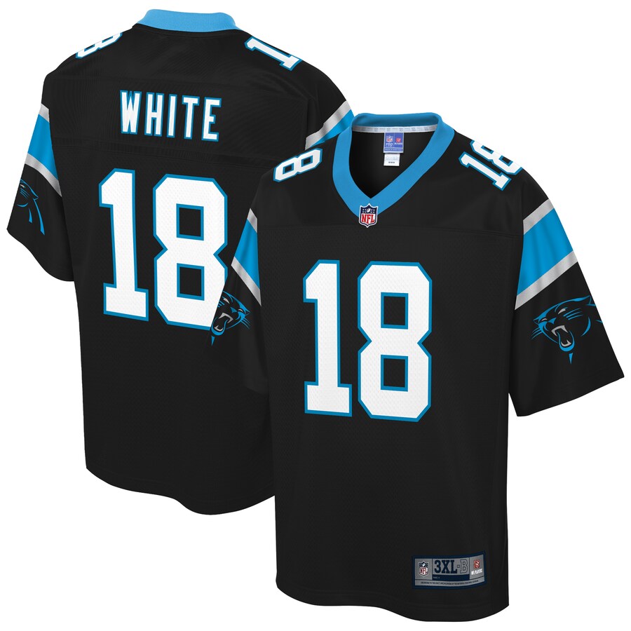 Carolina Panthers Deandrew Pro Line Big & Tall Black Football Jersey product image