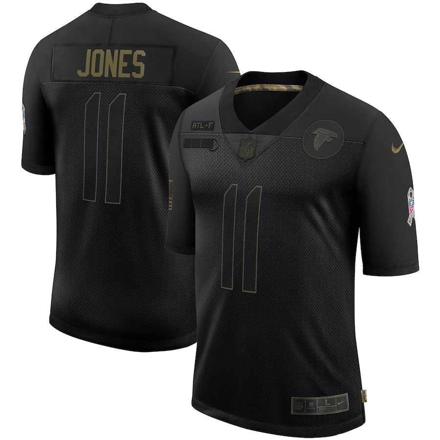 Atlanta Falcons Julio Jones Limited Salute To Service Black Football Jersey product image
