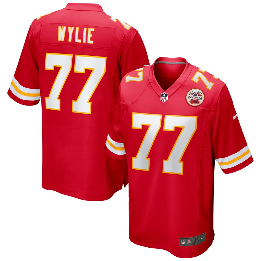 Kansas City Chiefs Andrew Wylie Game Red Football Jersey product image