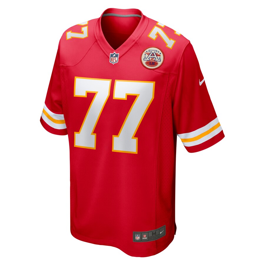 Kansas City Chiefs Andrew Wylie Game Red Football Jersey product image