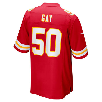Kansas City Chiefs Willie Gay Game Red Football Jersey product image