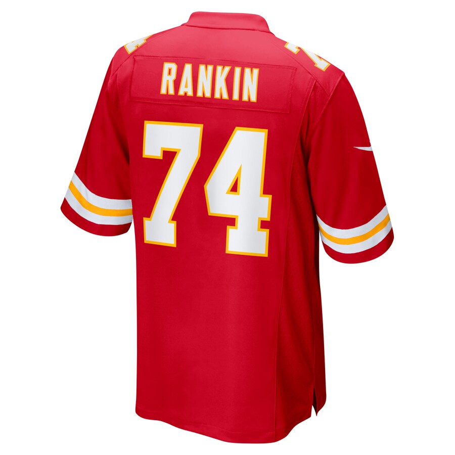 Kansas City Chiefs Martinas Rankin Game Red Football Jersey product image