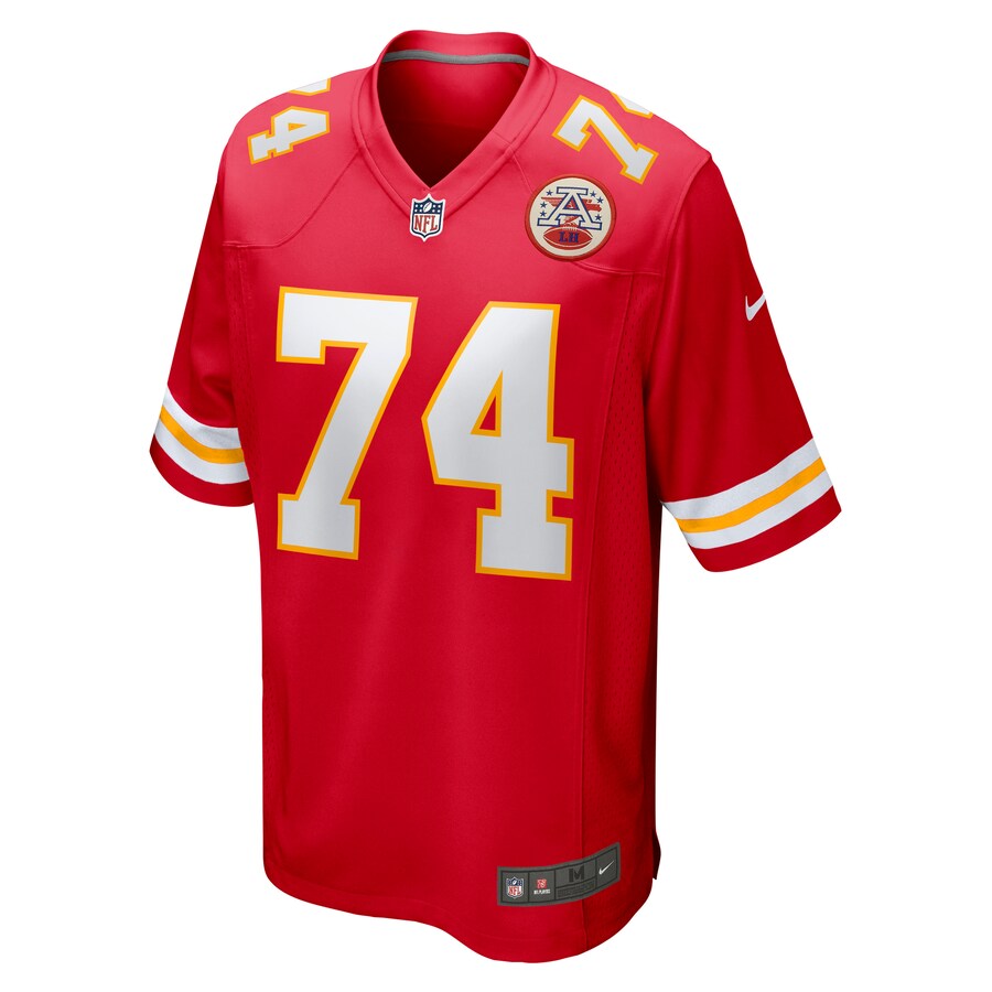 Kansas City Chiefs Martinas Rankin Game Red Football Jersey product image