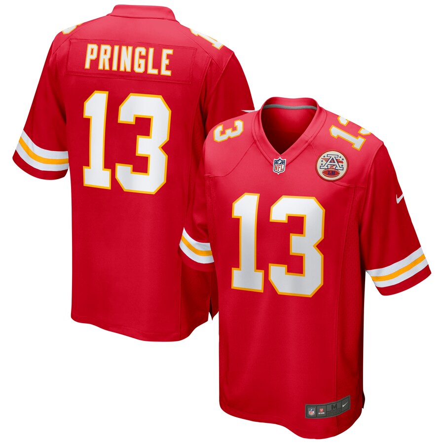 Kansas City Chiefs Byron Pringle Game Red Football Jersey product image