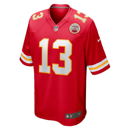 Kansas City Chiefs Byron Pringle Game Red Football Jersey product image