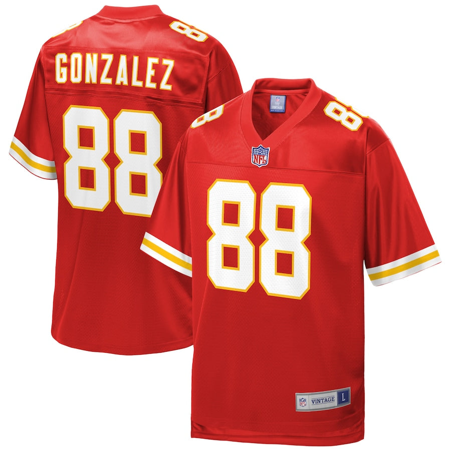 Kansas City Chiefs Tony Gonzalez Pro Line Red Football Jersey product image