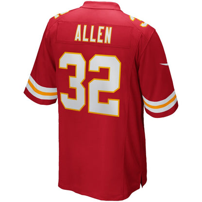 Kansas City Chiefs Marcus Allen Game Red Football Jersey product image