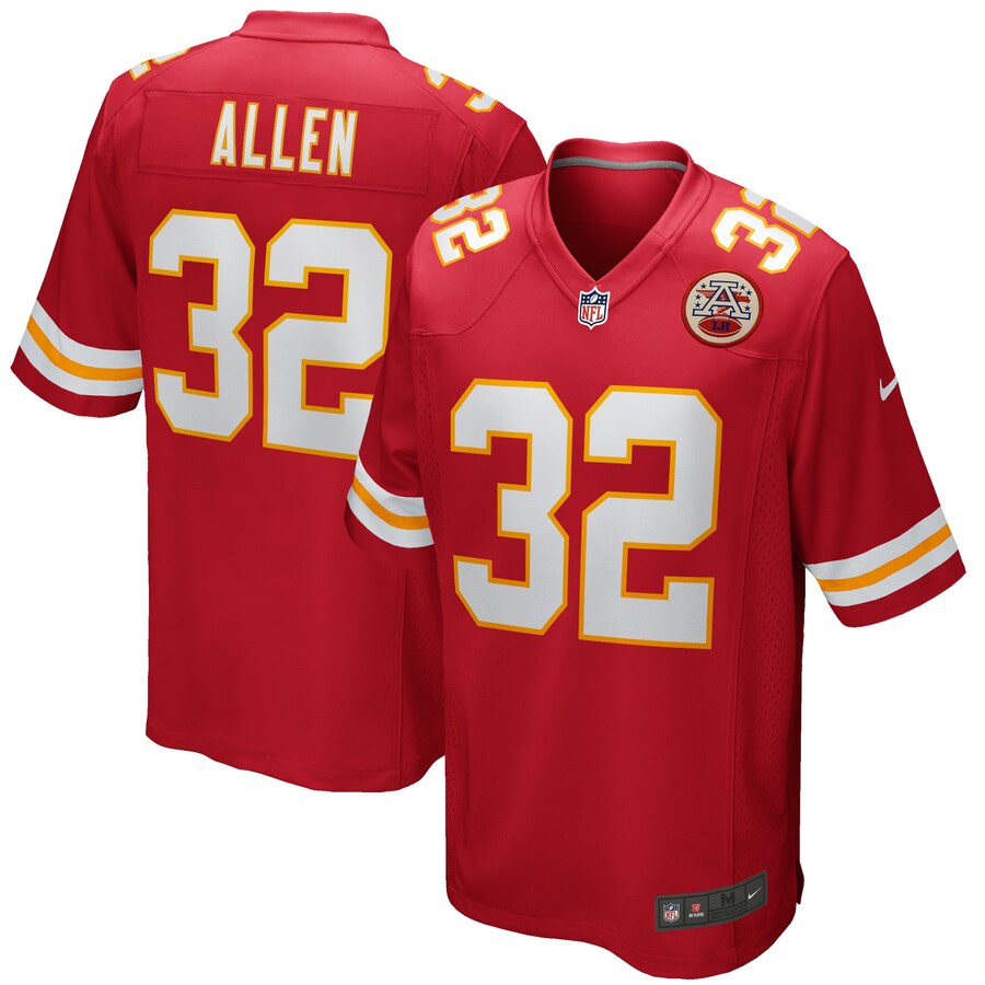 Kansas City Chiefs Marcus Allen Game Red Football Jersey product image
