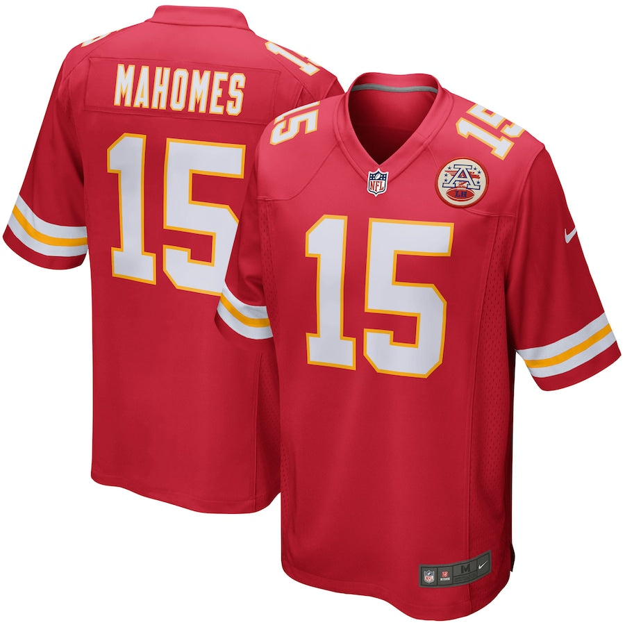 Kansas City Chiefs Patrick Mahomes Game Red Football Jersey product image