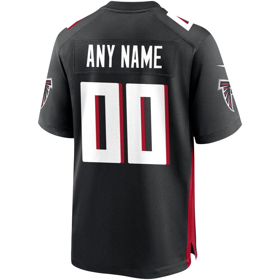 Atlanta Falcons Custom Game Black Football Jersey product image