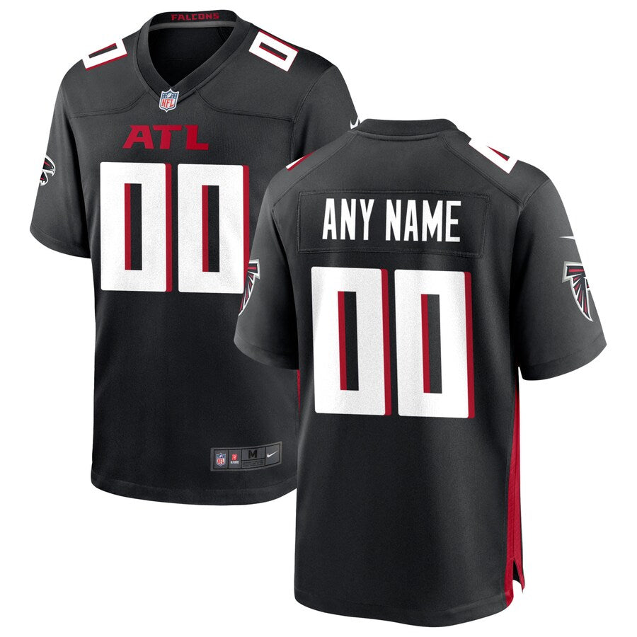 Atlanta Falcons Custom Game Black Football Jersey product image