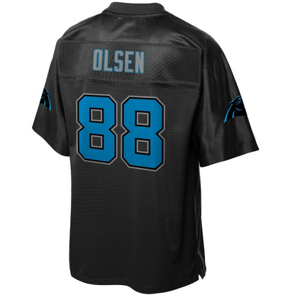 Carolina Panthers Greg Olsen Pro Line Black Football Jersey product image
