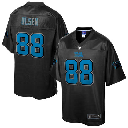 Carolina Panthers Greg Olsen Pro Line Black Football Jersey product image