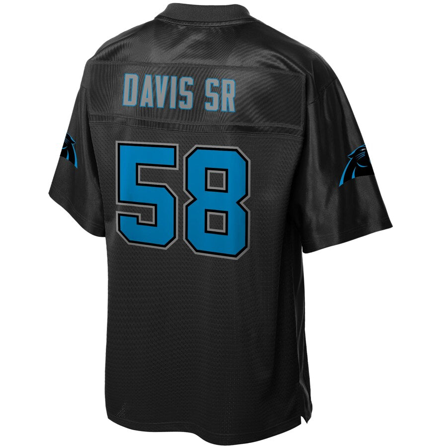 Carolina Panthers Thomas Davis Pro Line Black Football Jersey product image