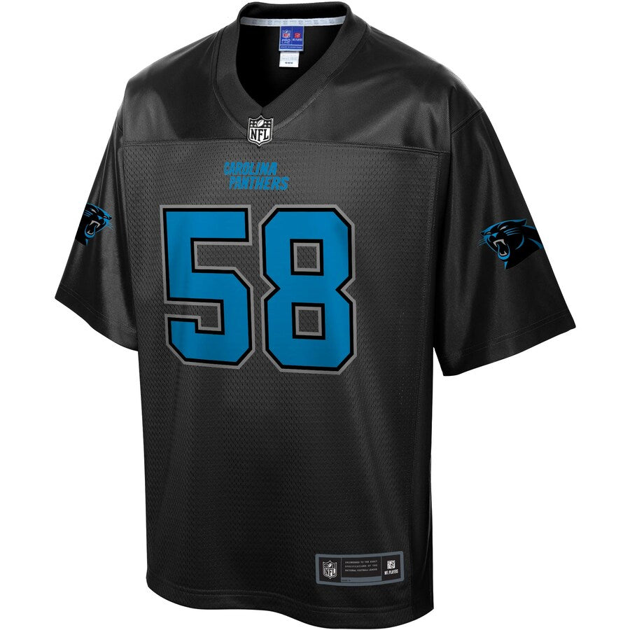 Carolina Panthers Thomas Davis Pro Line Black Football Jersey product image