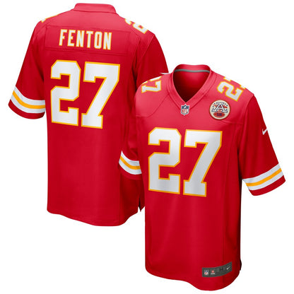 Kansas City Chiefs Rashad Fenton Game Red Football Jersey product image