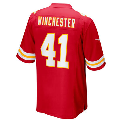 Kansas City Chiefs James Winchester Game Red Football Jersey product image