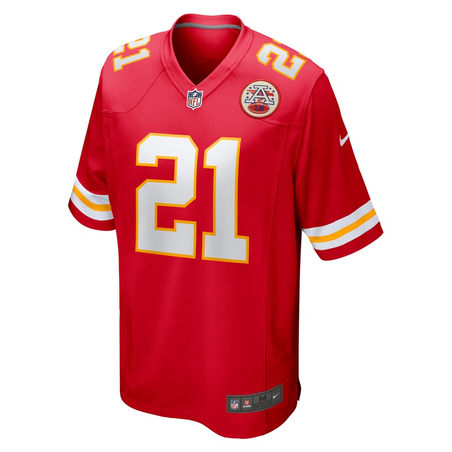 Kansas City Chiefs Bashaud Breeland Game Red Football Jersey product image