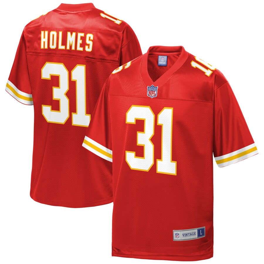 Kansas City Chiefs Priest Holmes Pro Line Red Football Jersey product image