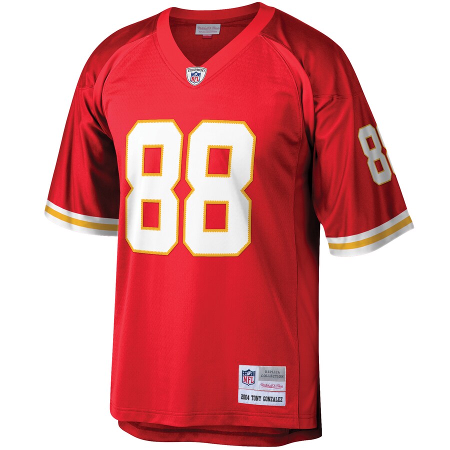 Kansas City Chiefs Tony Gonzalez Legacy Red Football Jersey product image