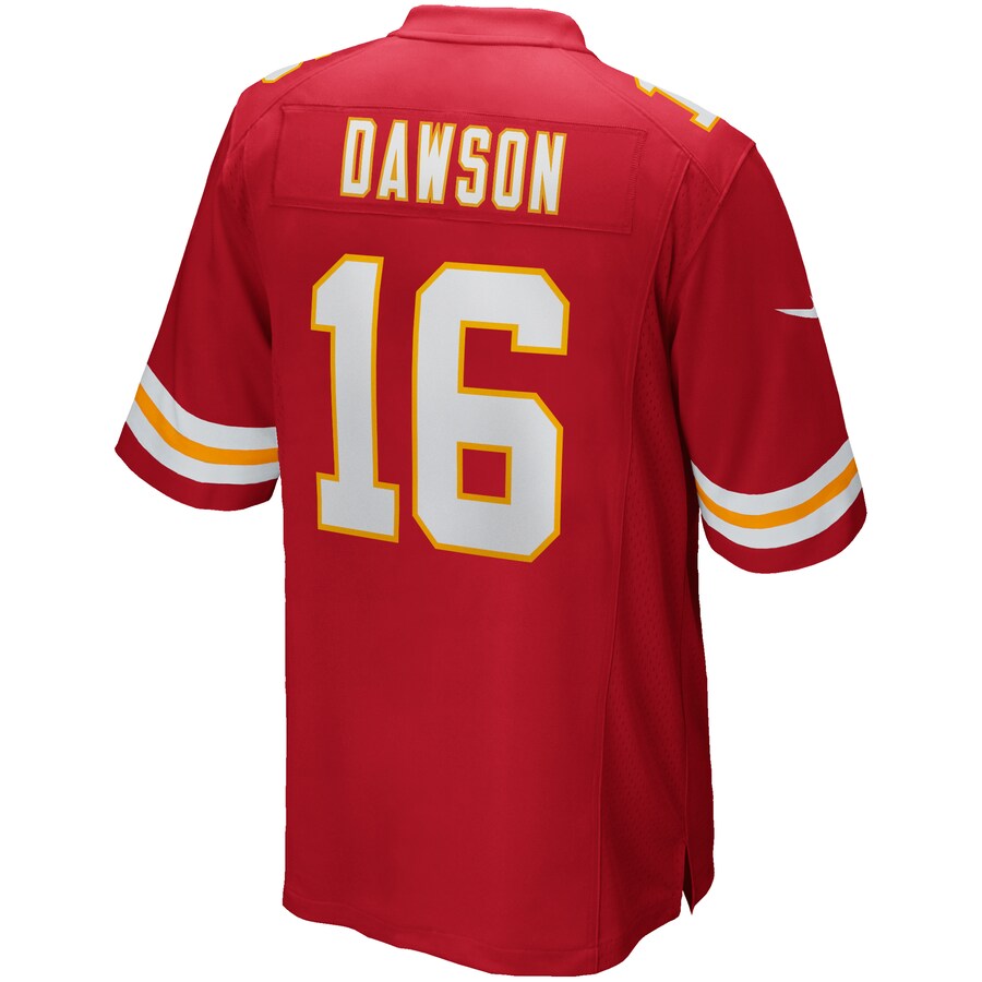 Kansas City Chiefs Len Dawson Game Red Football Jersey product image